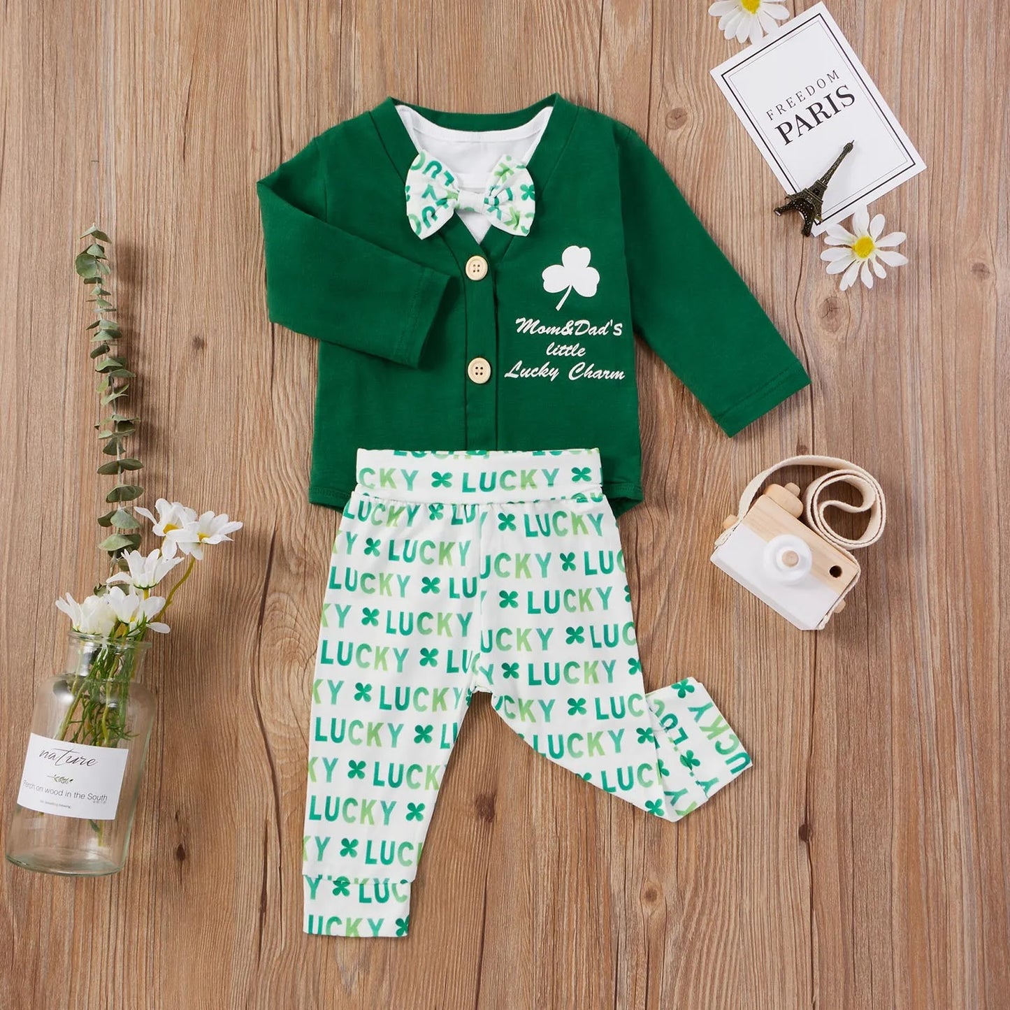 Mom & Dad’s Lucky Charm 3-Piece Outfit