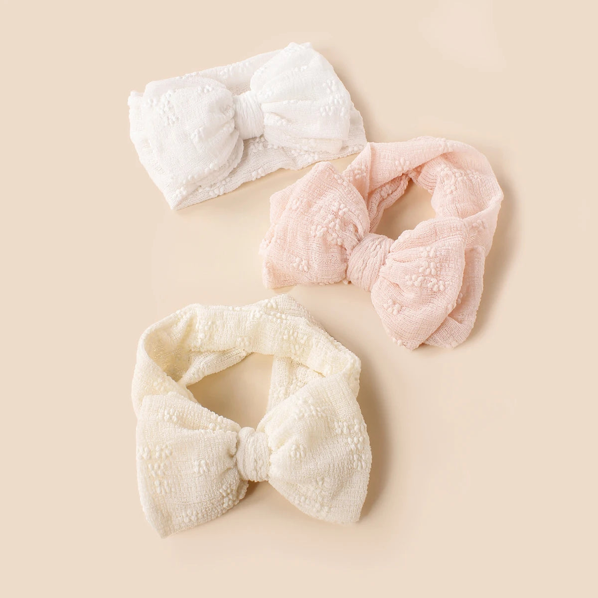 Baby Mesh Bow Headbands Top Knot