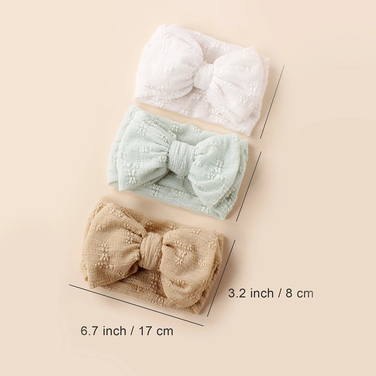 Baby Mesh Bow Headbands Top Knot