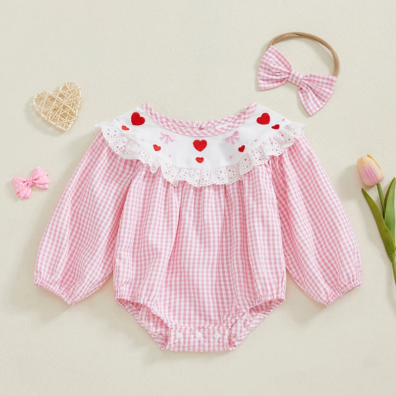 Baby Valentine Sweet Lace Bodysuit