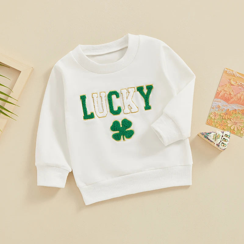 Baby Sweatshirt in Lucky Babe