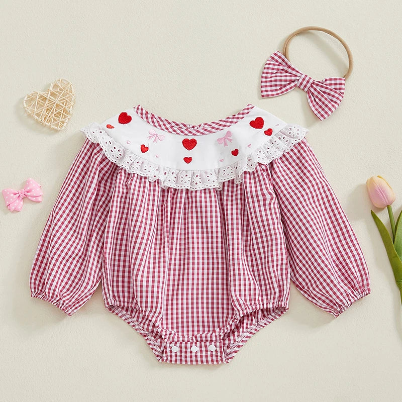 Baby Valentine Sweet Lace Bodysuit