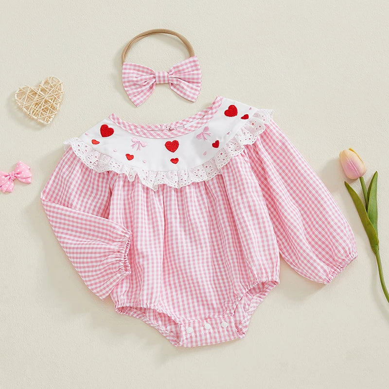 Baby Valentine Sweet Lace Bodysuit