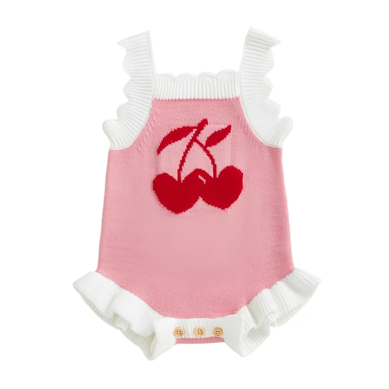 Baby Valentine Cherry Sweetheart Bodysuit