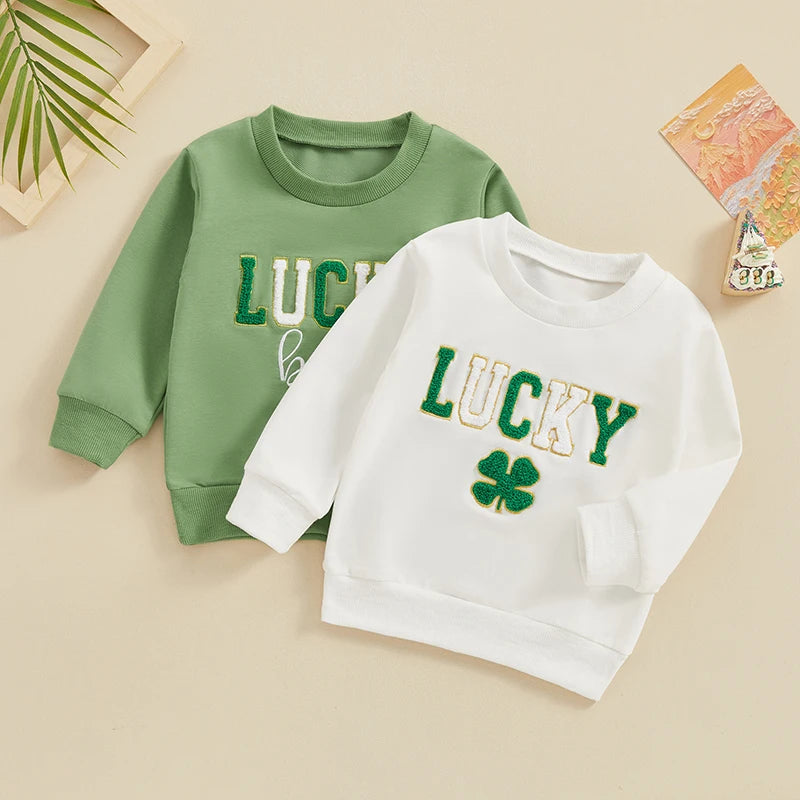 Baby Sweatshirt in Lucky Babe