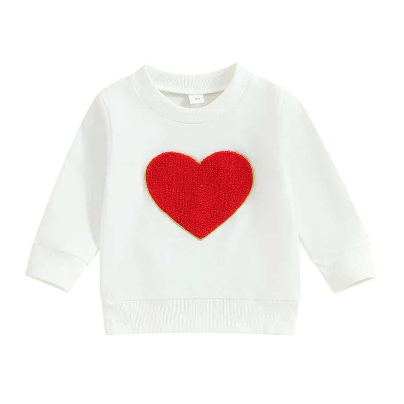 Baby Valentine Red Sweatshirt Sweater