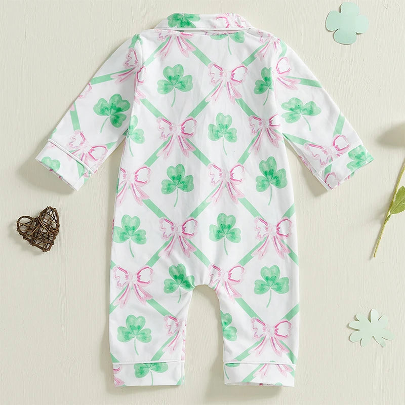 Baby Pajamas in Vintage Little Charm