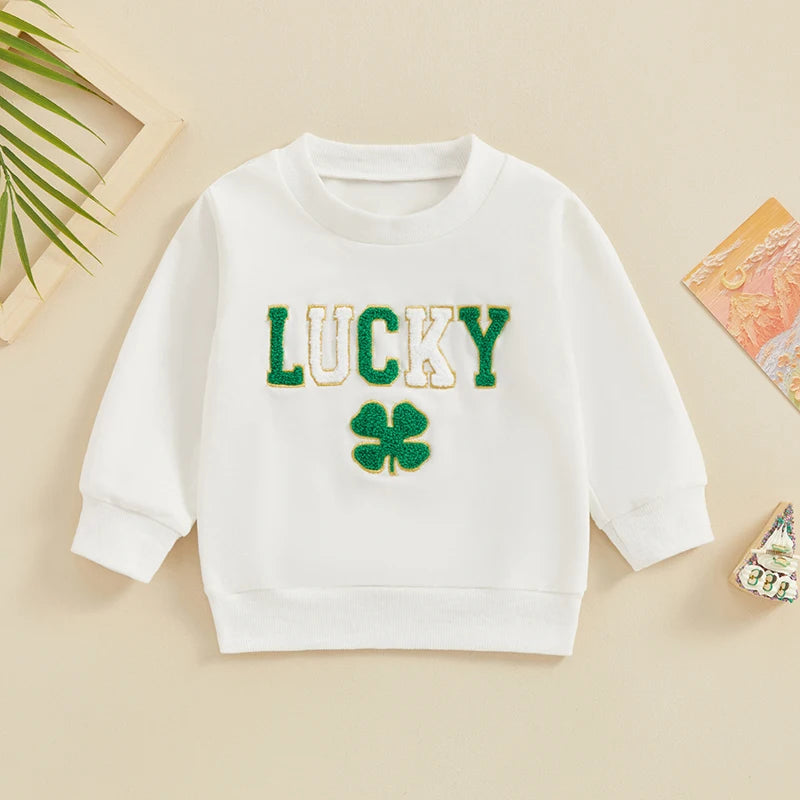 Baby Sweatshirt in Lucky Babe