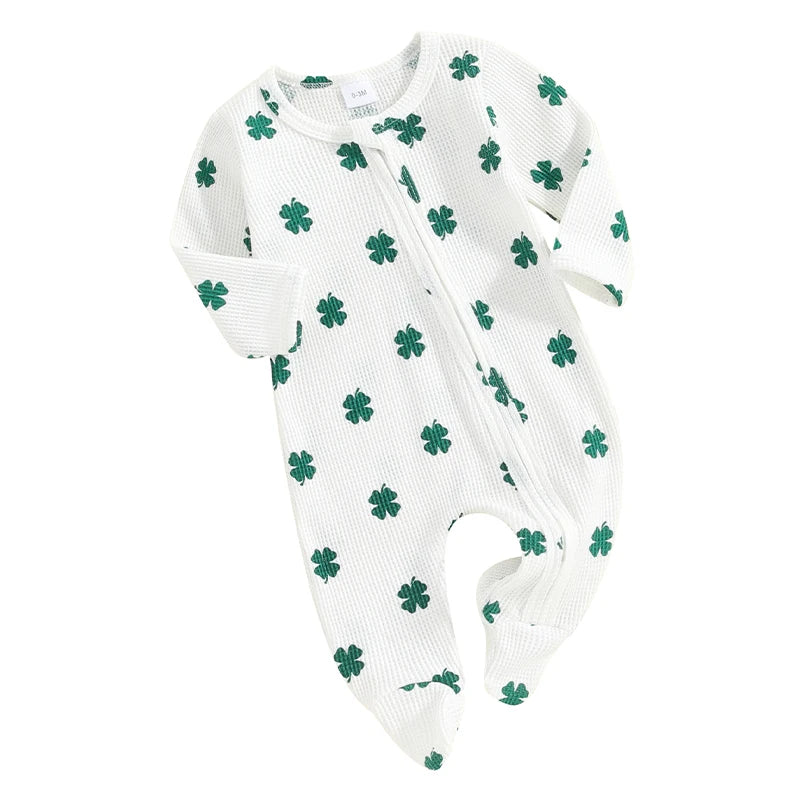 Baby Shamrock Romper