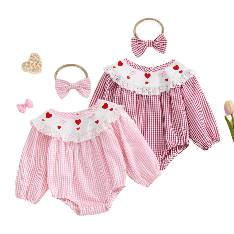 Baby Valentine Sweet Lace Bodysuit