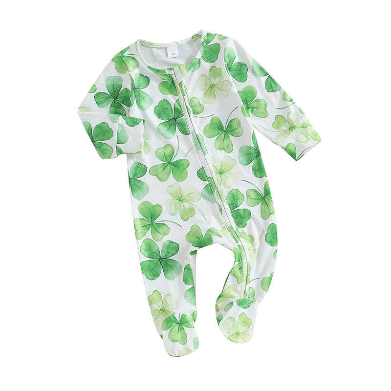 Baby Pajamas in Clover