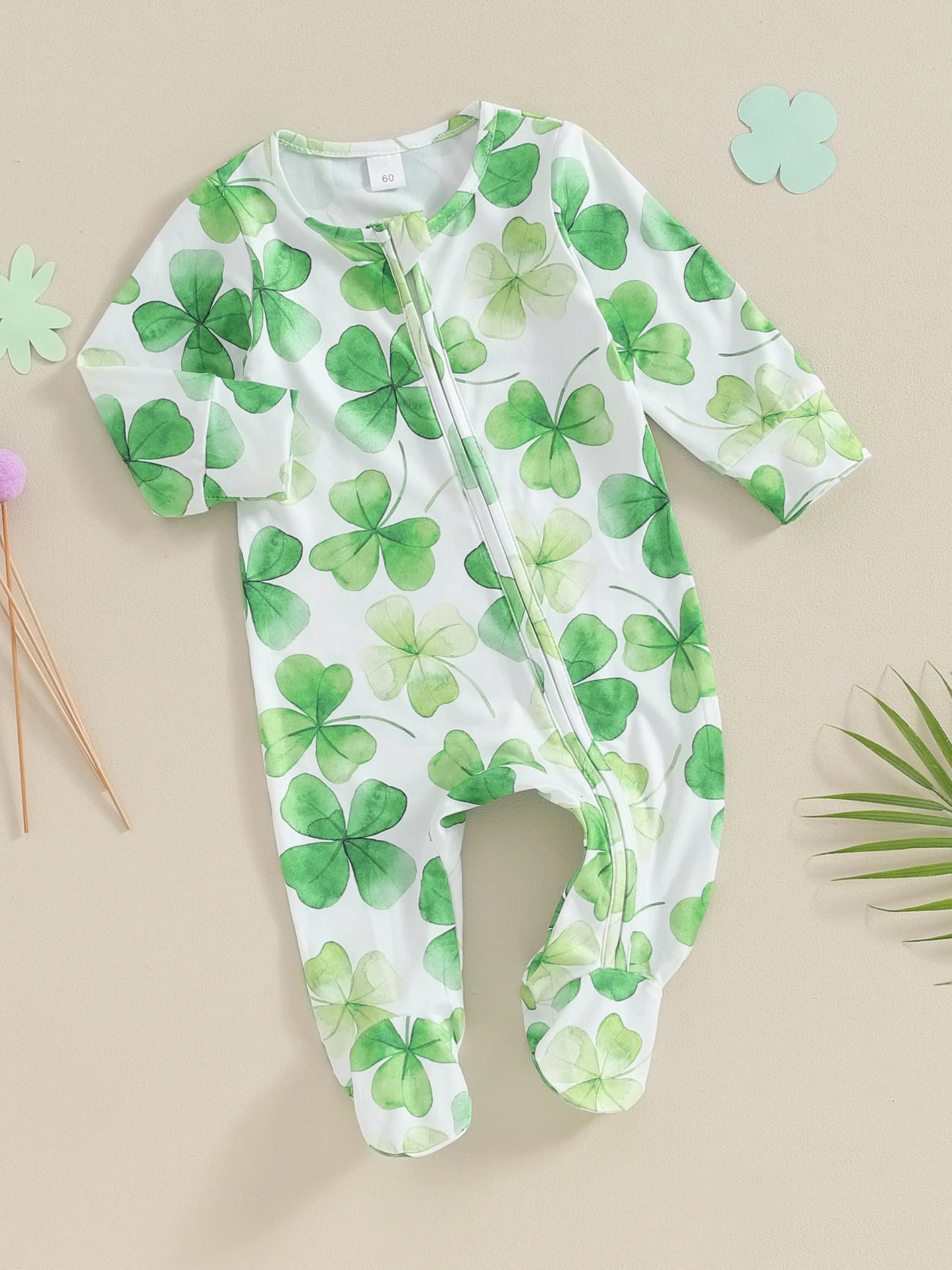 Baby Pajamas in Clover