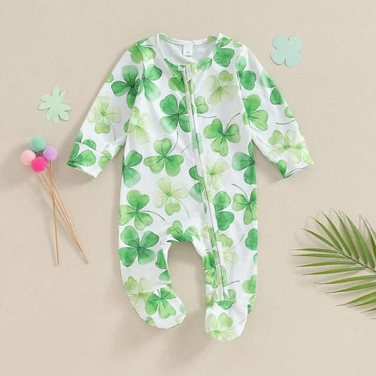 Baby Pajamas in Clover