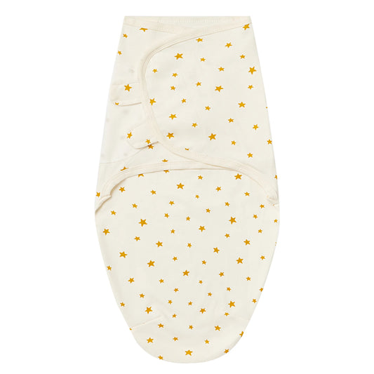 Newborn Sleep Swaddle in Gold Stars