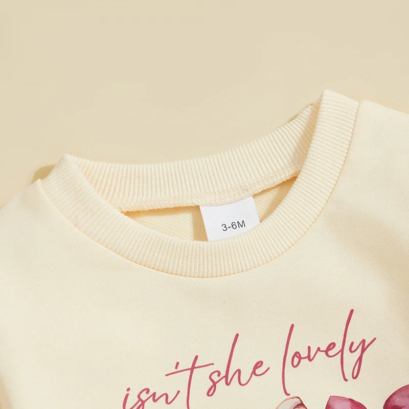 Baby "Isn't She Lovely" Sweatshirt Bodysuit