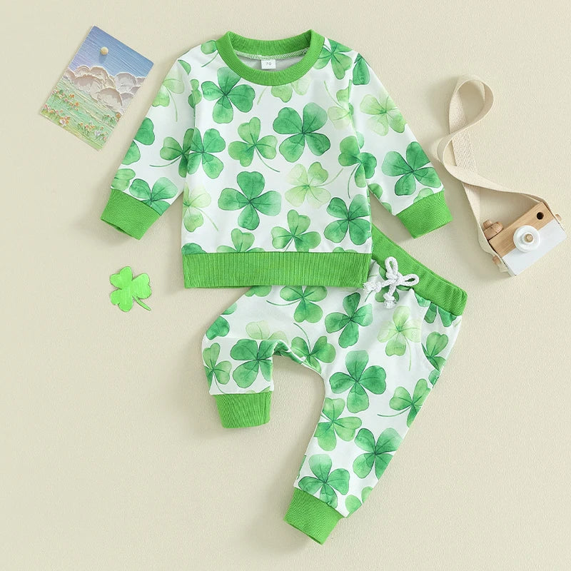 Baby 2 Piece Sweats in Clover