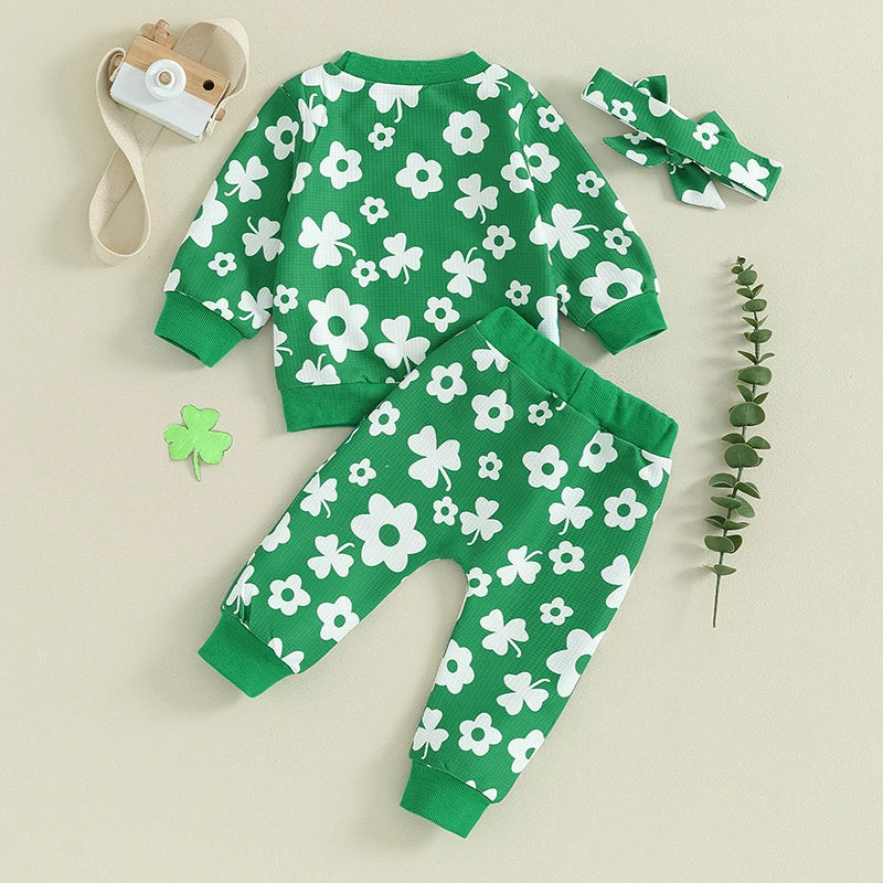 Baby 2-Piece Sweats in Floral Clover