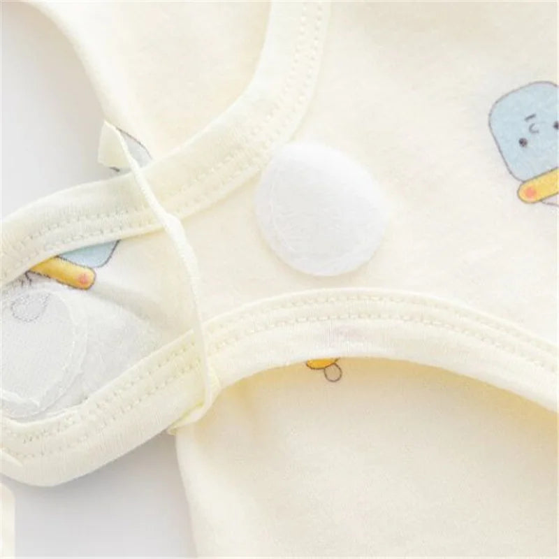 Baby Ribbed Long-Sleeve Cotton Romper