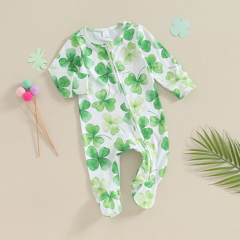 Baby Pajamas in Clover