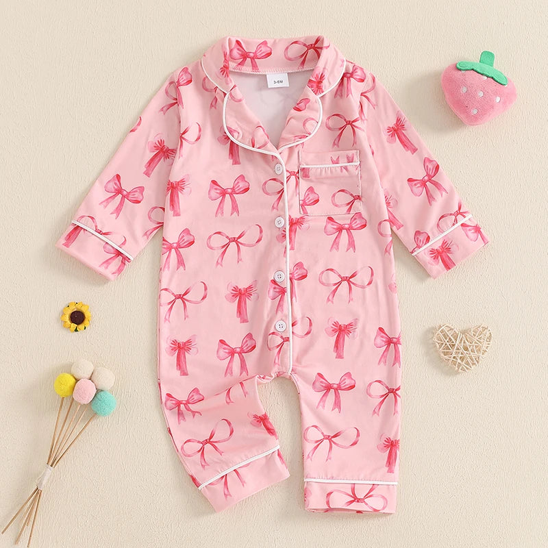 Strawberry Button-Down Pajamas