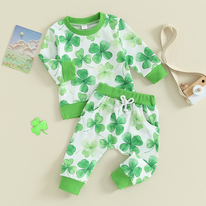 Baby 2 Piece Sweats in Clover