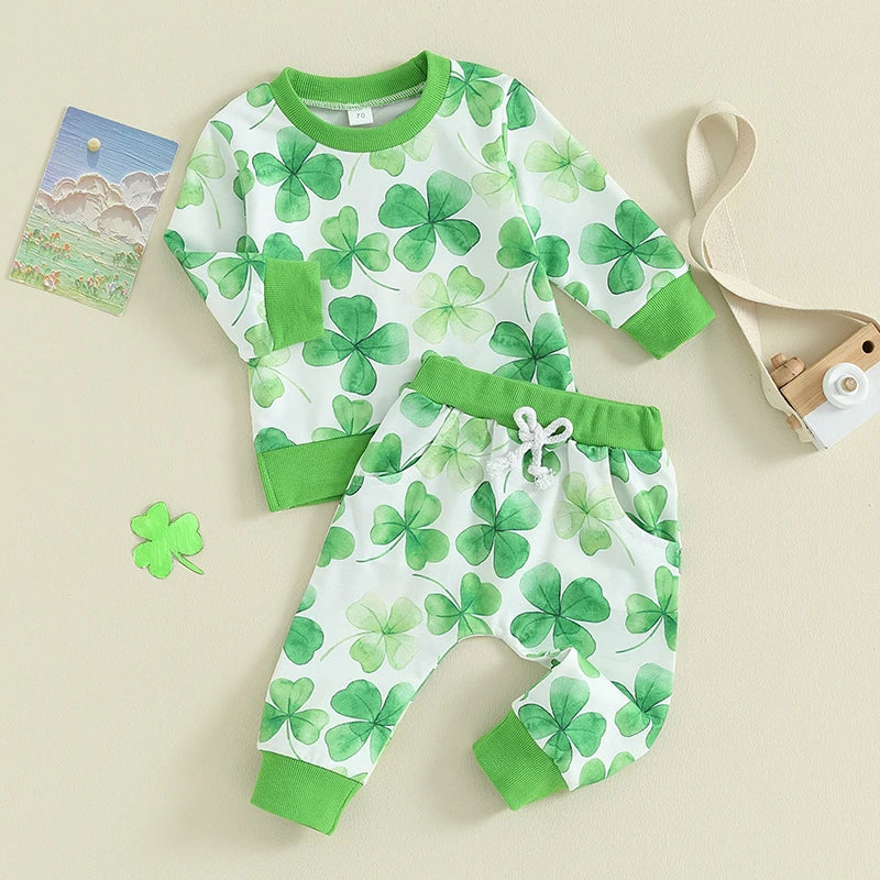 Baby 2 Piece Sweats in Clover