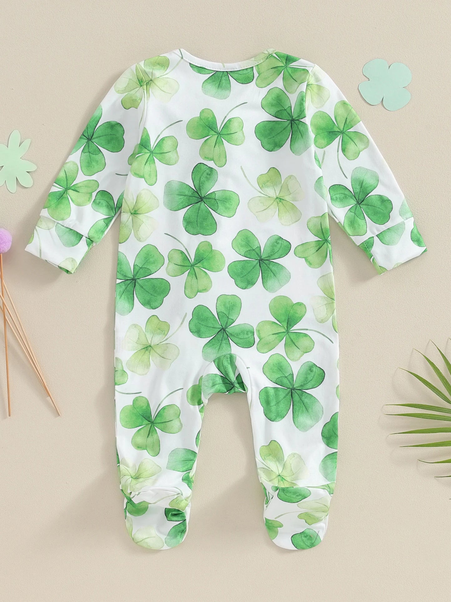 Baby Pajamas in Clover