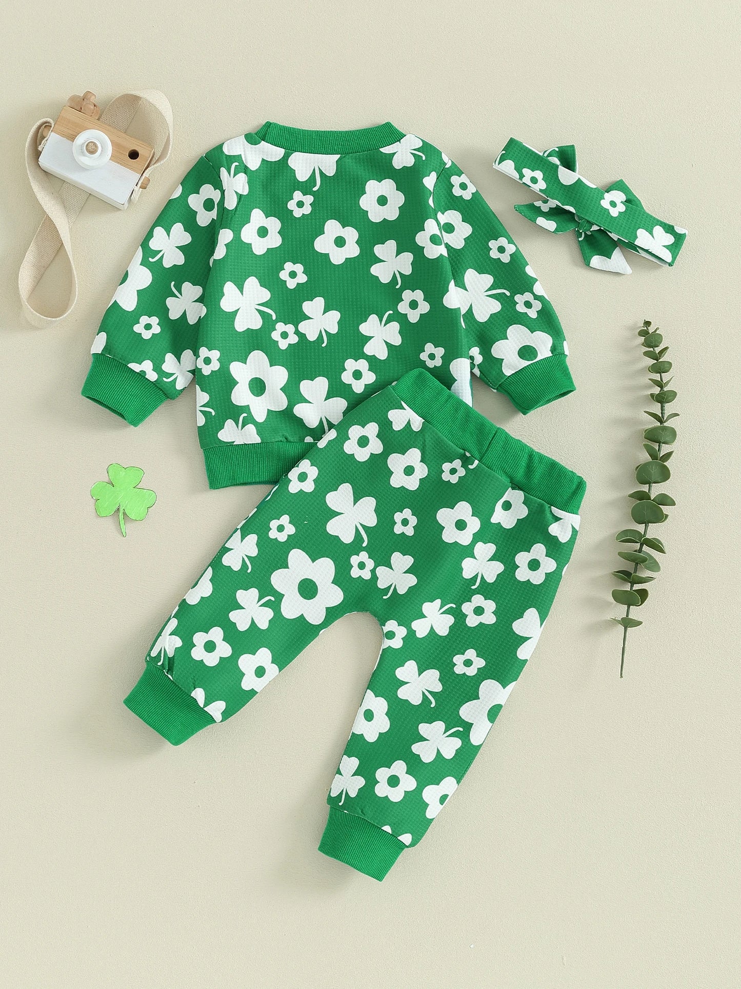 Baby 2-Piece Sweats in Floral Clover