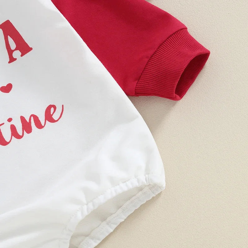 Baby Valentine Sweatshirt Bodysuit "Mama is my Valentine"