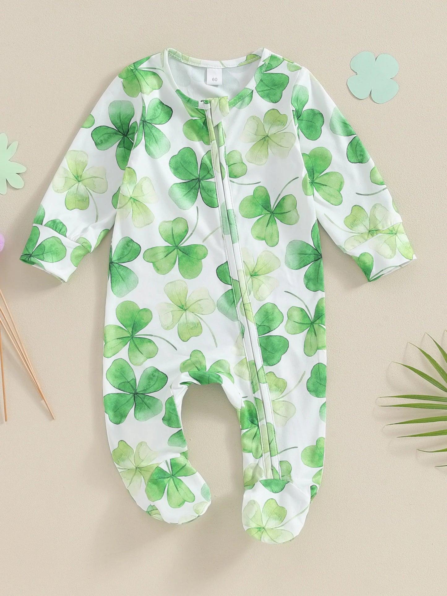 Baby Pajamas in Clover