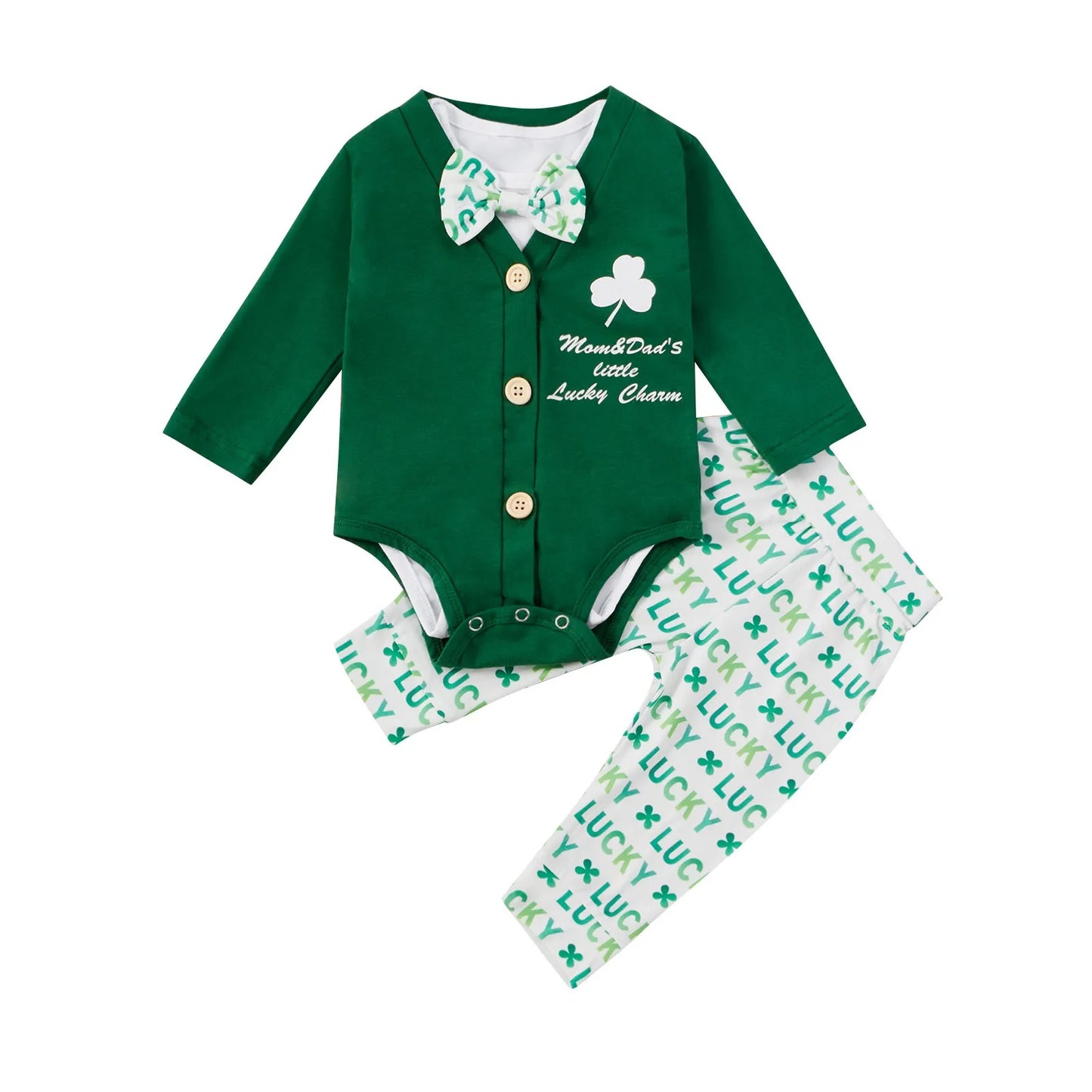 Mom & Dad’s Lucky Charm 3-Piece Outfit