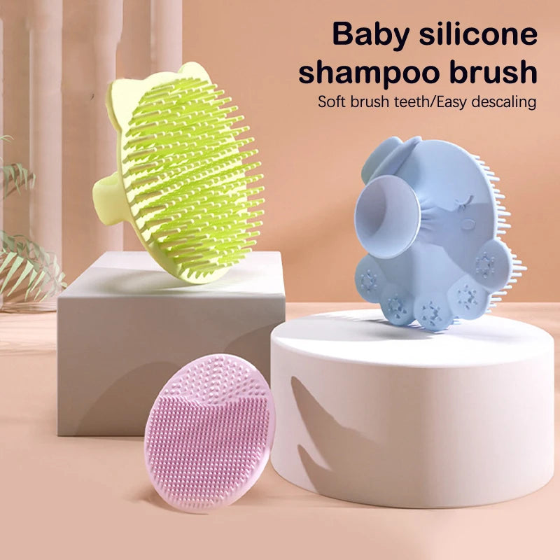 Silicone Baby Bath Brush for Dry Skin, Cradle Cap Treatment and Eczema