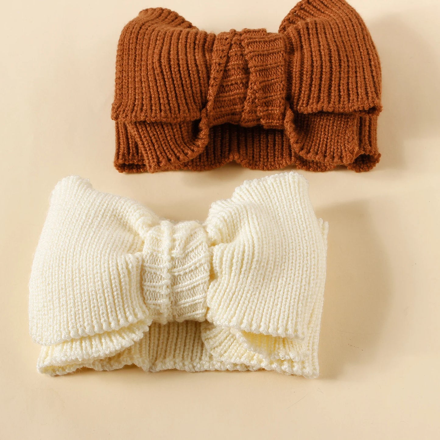 Baby Crochet Top Knot Bow Headband