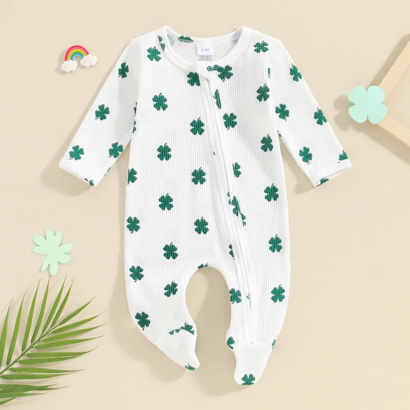 Baby Shamrock Romper