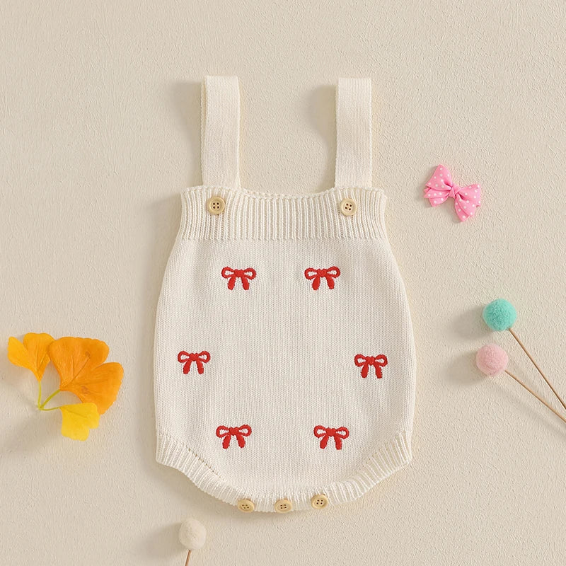 Baby Valentine Little Ribbon Bodysuit