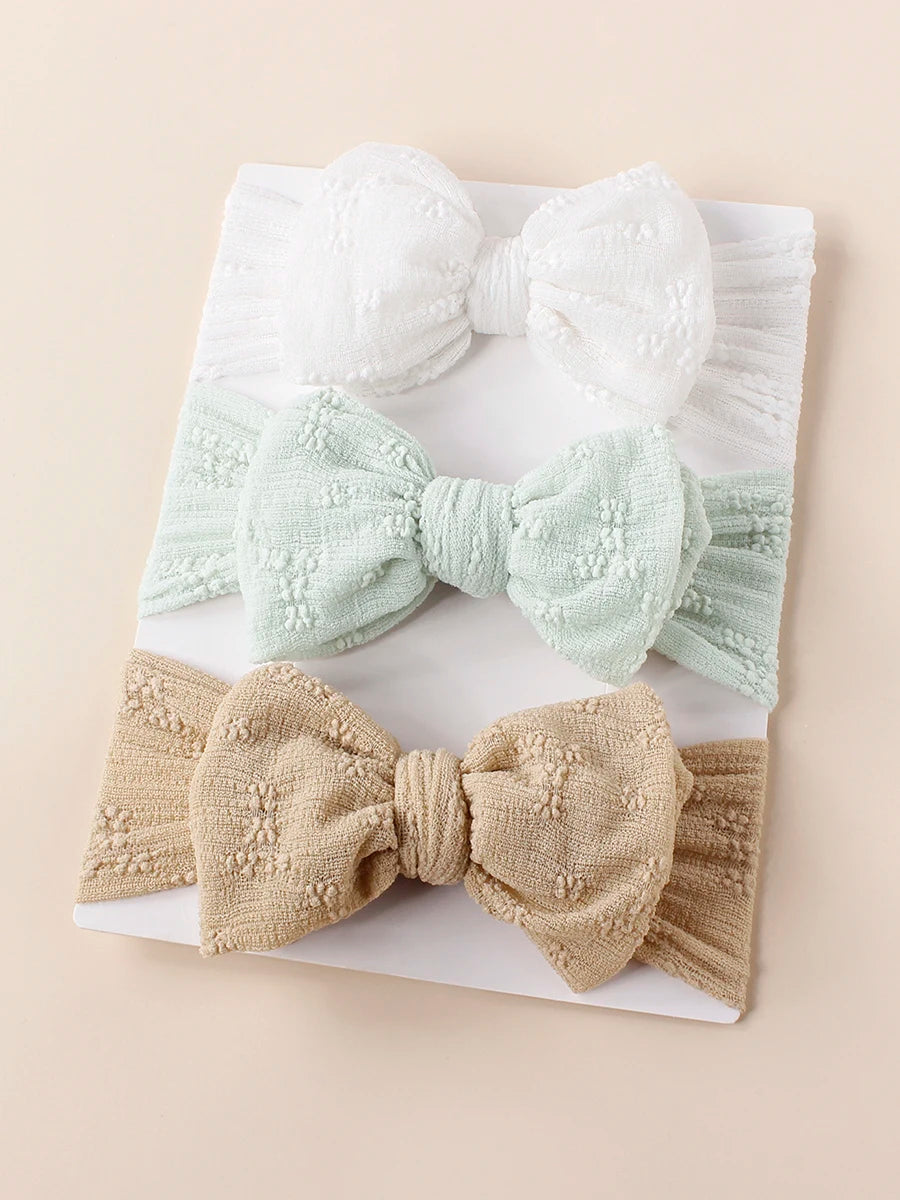 Baby Mesh Bow Headbands Top Knot