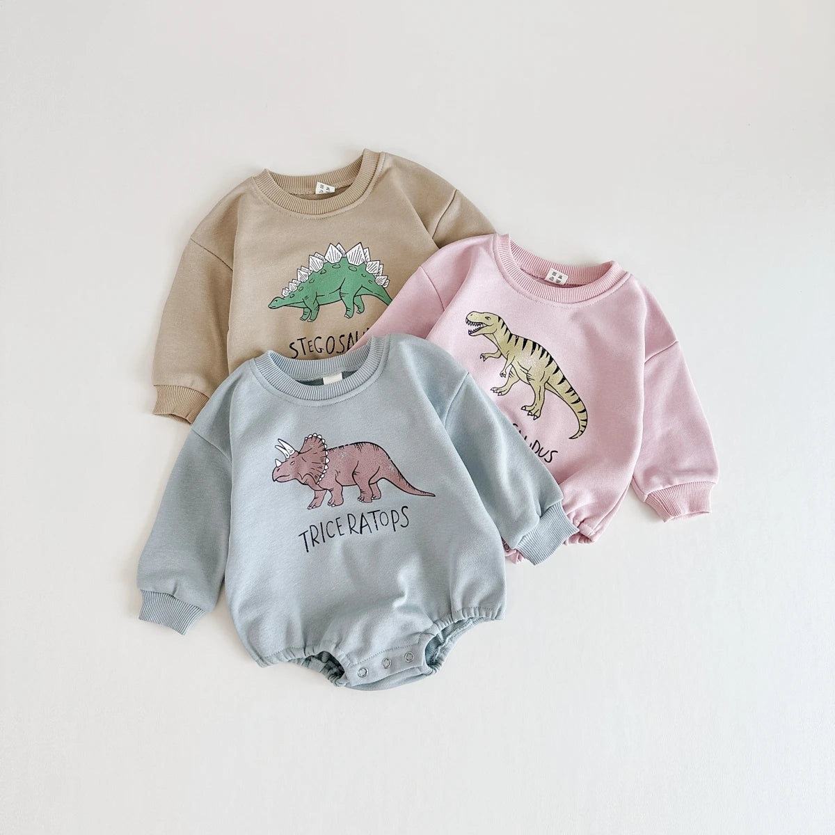 Baby Stegosaurus Sweatshirt Onesie Sweater Bodysuit