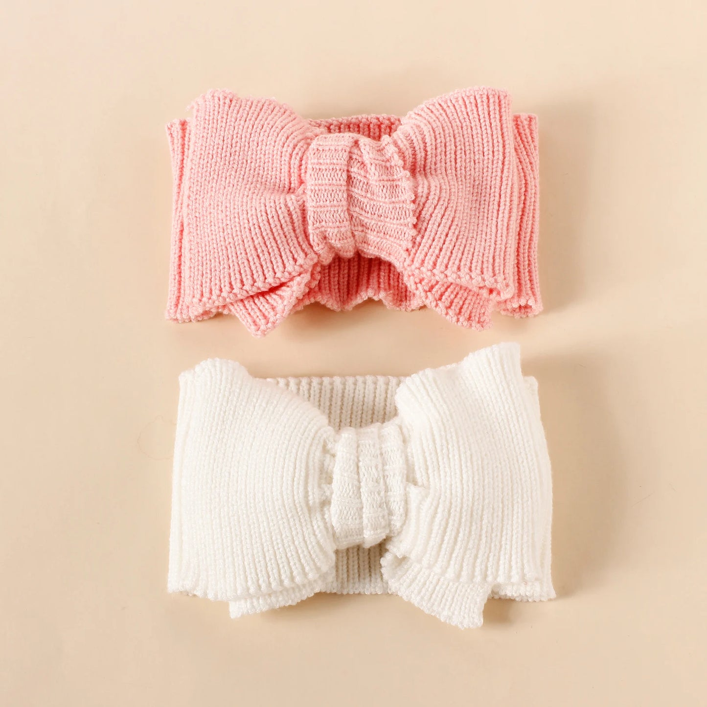 Baby Crochet Top Knot Bow Headband