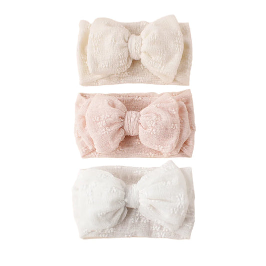 Baby Mesh Bow Headbands Top Knot