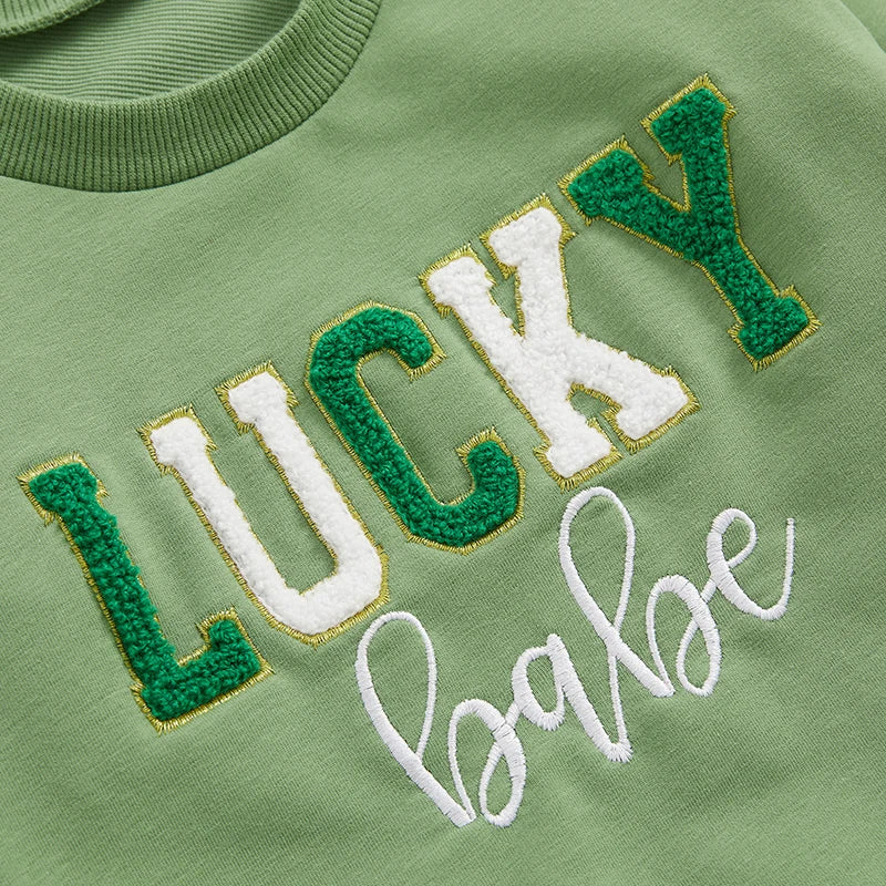 Baby Sweatshirt in Lucky Babe