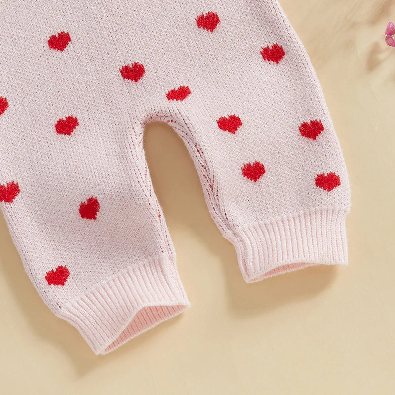 Baby Valentine Sweet Ruffle Romper