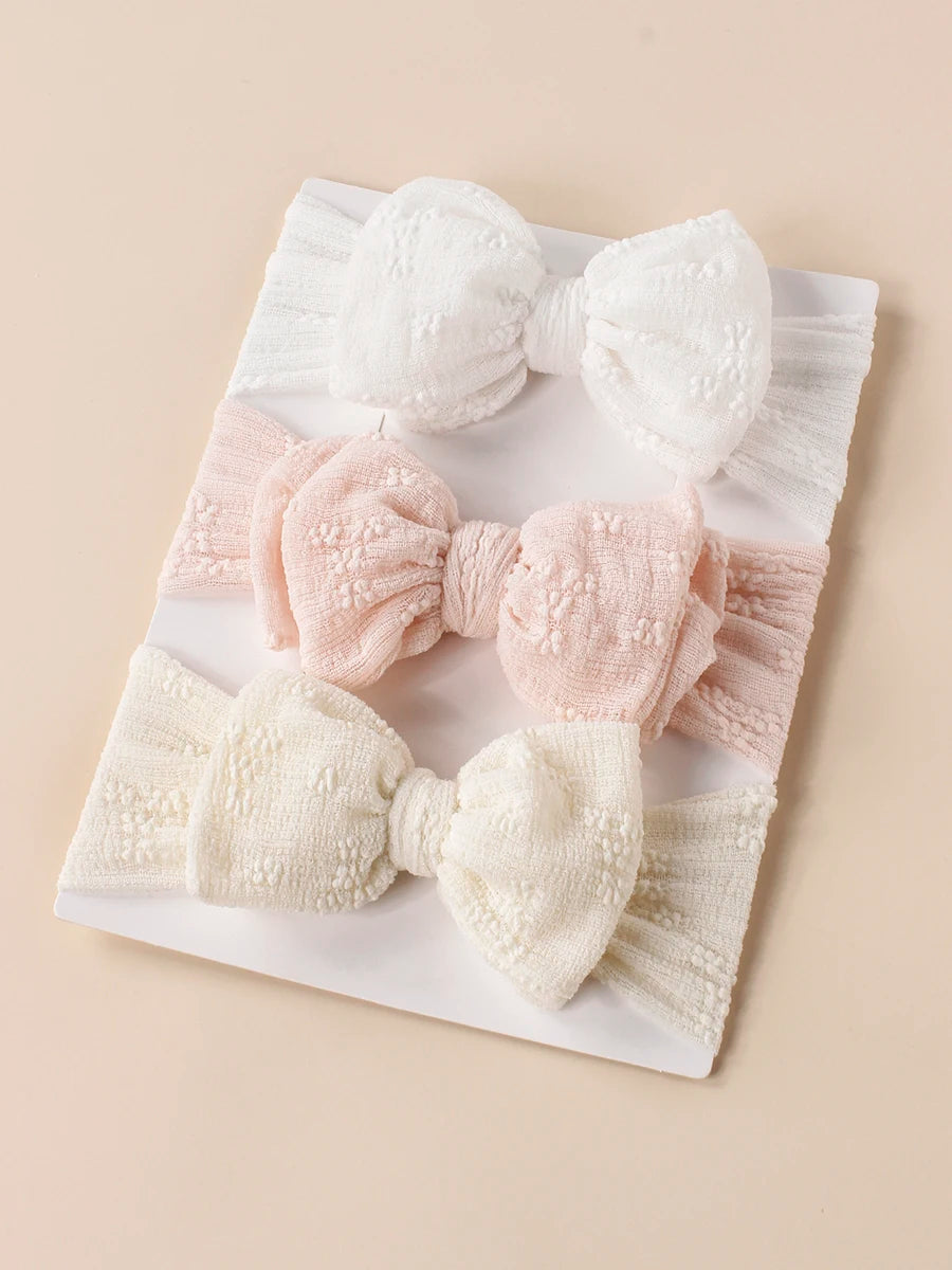 Baby Mesh Bow Headbands Top Knot